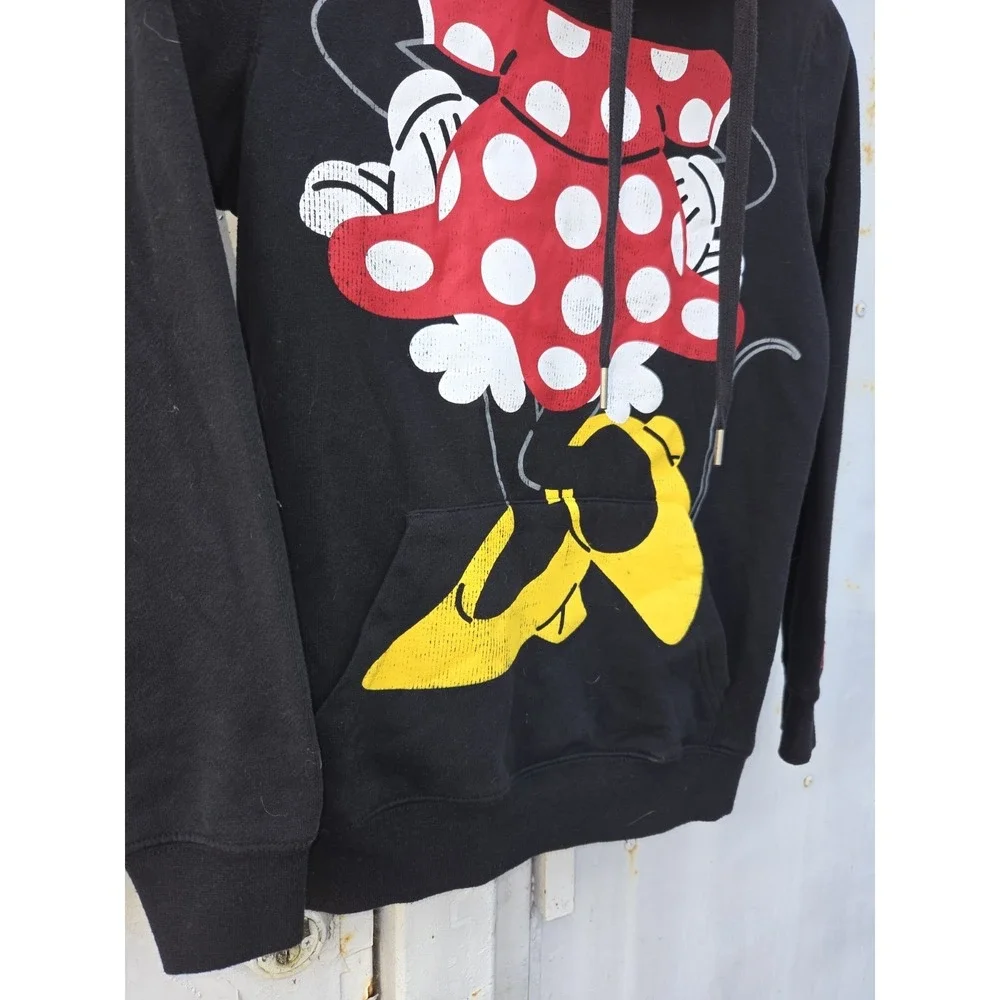 Disney Parks Authentic Mini Mouse Ears Hoodie Girls XS